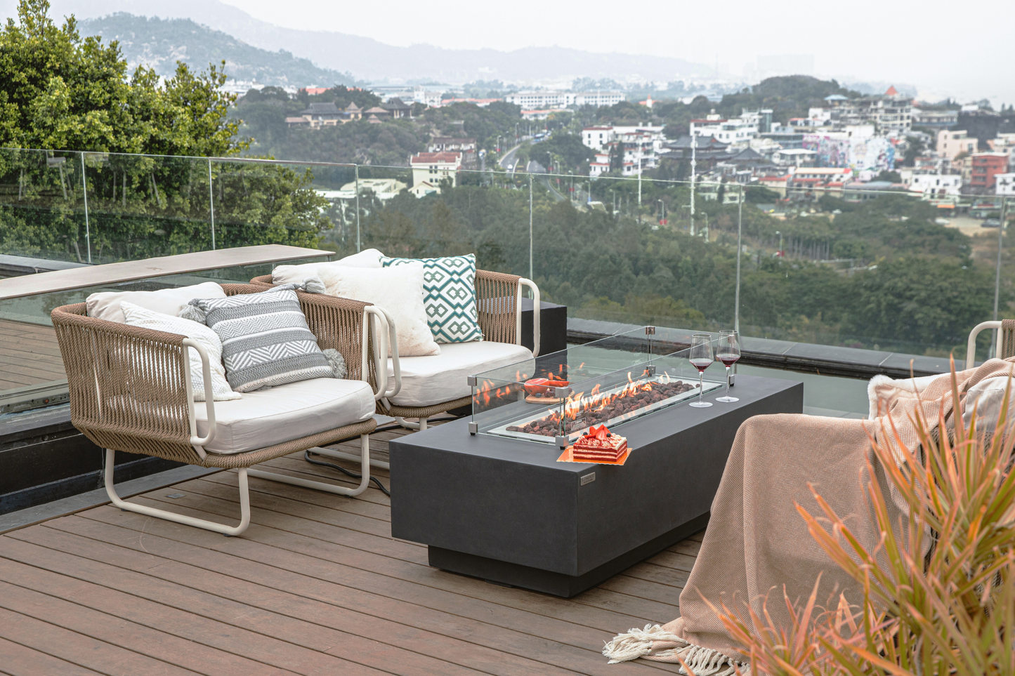 Granville Fire Pit Table OFG121