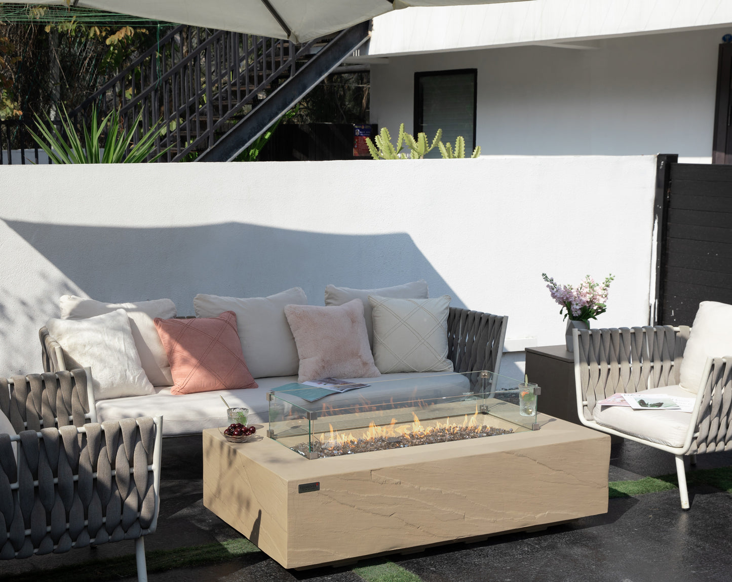 Elementi Plus Colorado Fire Table ONB404SY