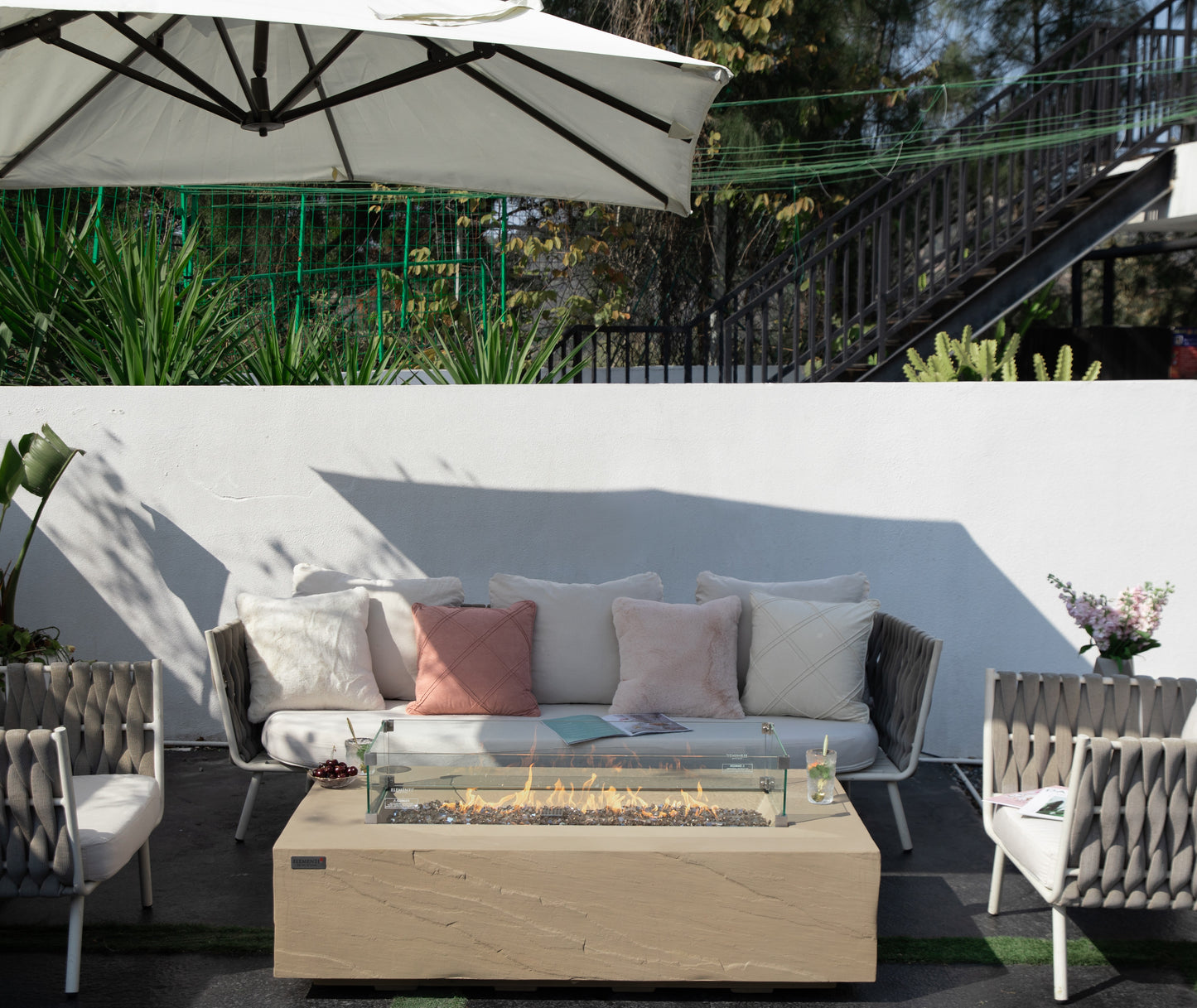 Elementi Plus Colorado Fire Table ONB404SY