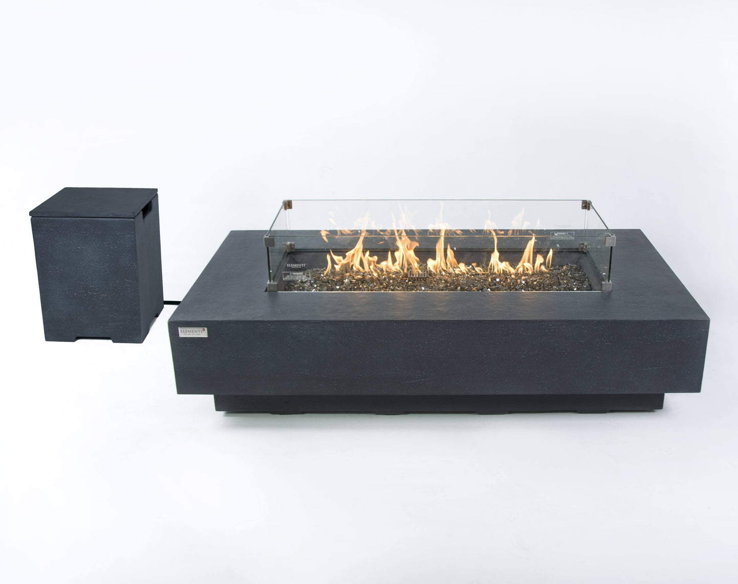Dark Grey Positano Fire Table OFG415DG