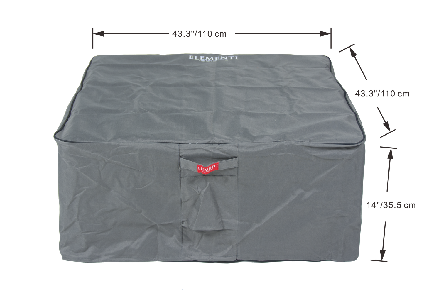 Elementi Plus Lucerne Fire Table Light Grey ONB01-109LG