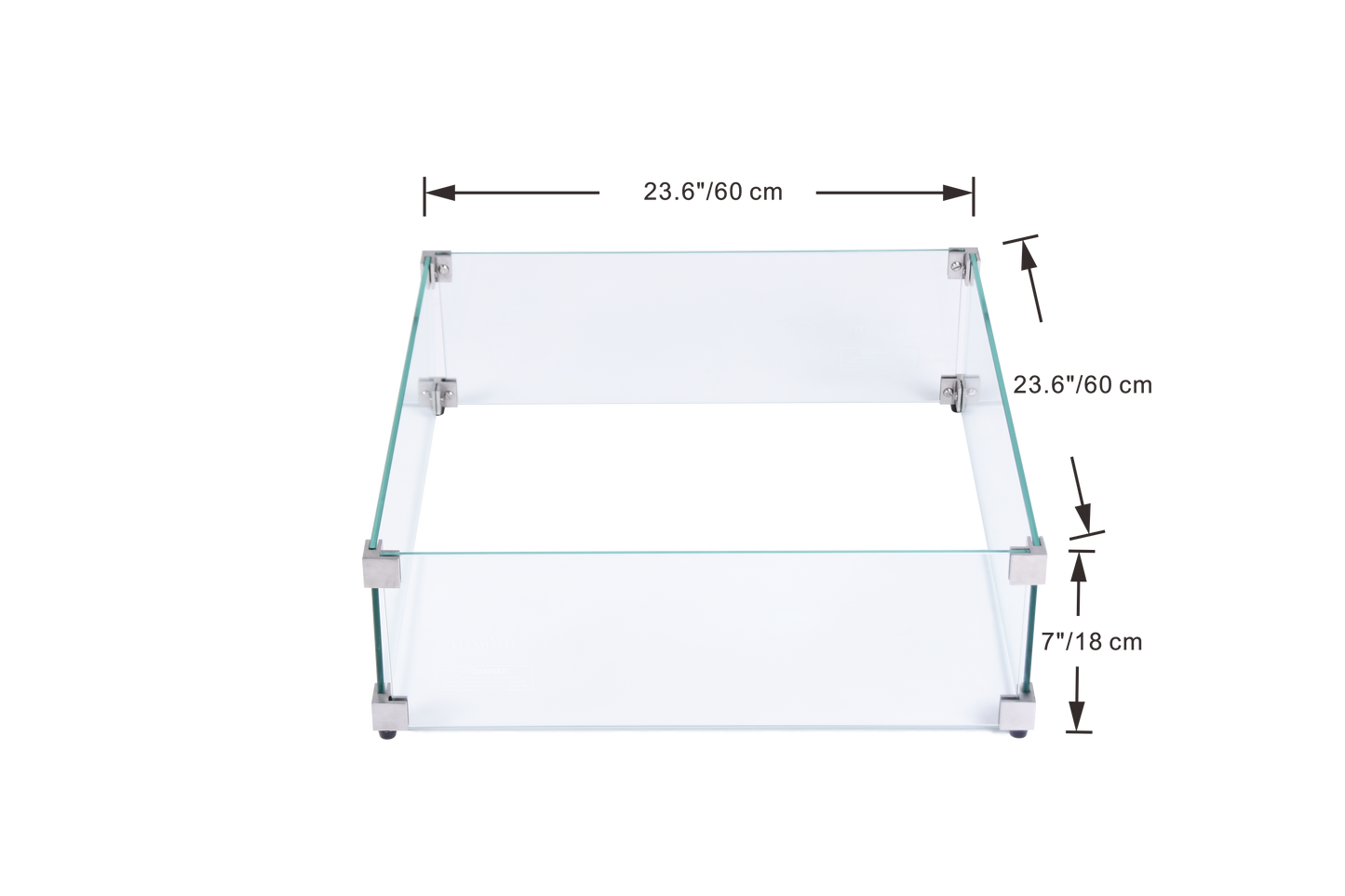 Light Grey Monte Carlo Fire Table OFG416LG