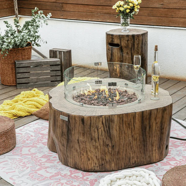 Elementi Manchester Fire Pit - 42 Inch Concrete Fire Table