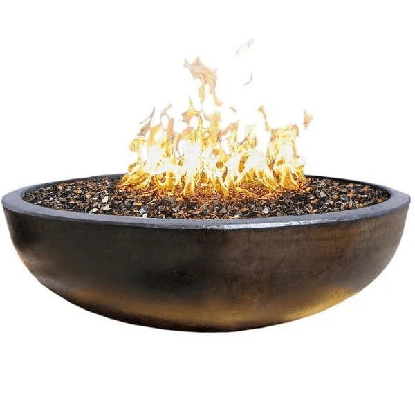 Pottery Works 48" Round Concrete Fire Bowl