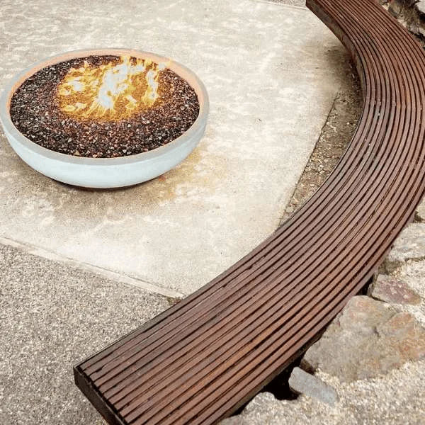 Pottery Works 48" Round Concrete Fire Bowl
