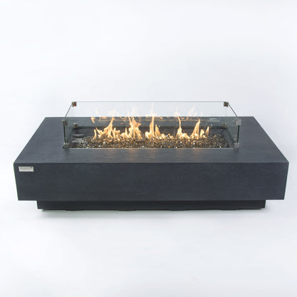 Dark Grey Positano Fire Table OFG415DG