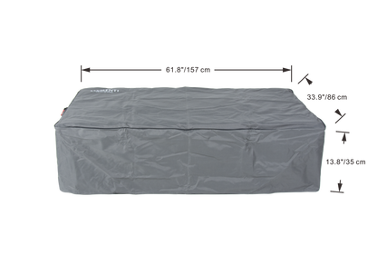 Light Grey Monte Carlo Fire Table OFG416LG