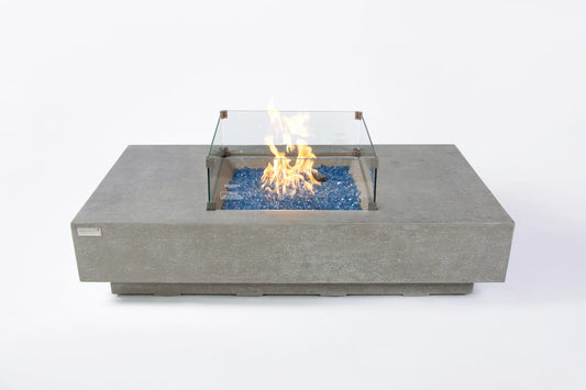 Light Grey Monte Carlo Fire Table OFG416LG